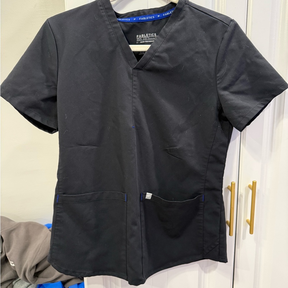 Fabletics Charcoal V-Neck Top